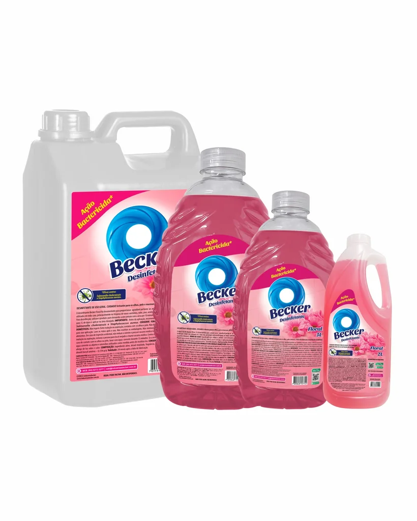 DESINFETANTE -VULCAN CONCENTRATE PLUS FLORAL BECKER - BB 05 LITROS