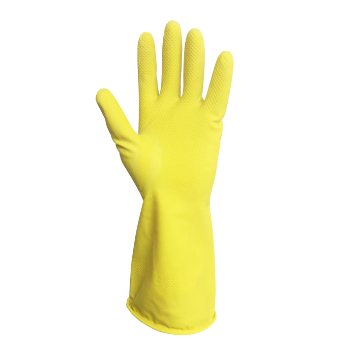 LUVA LATEX M - AMARELA